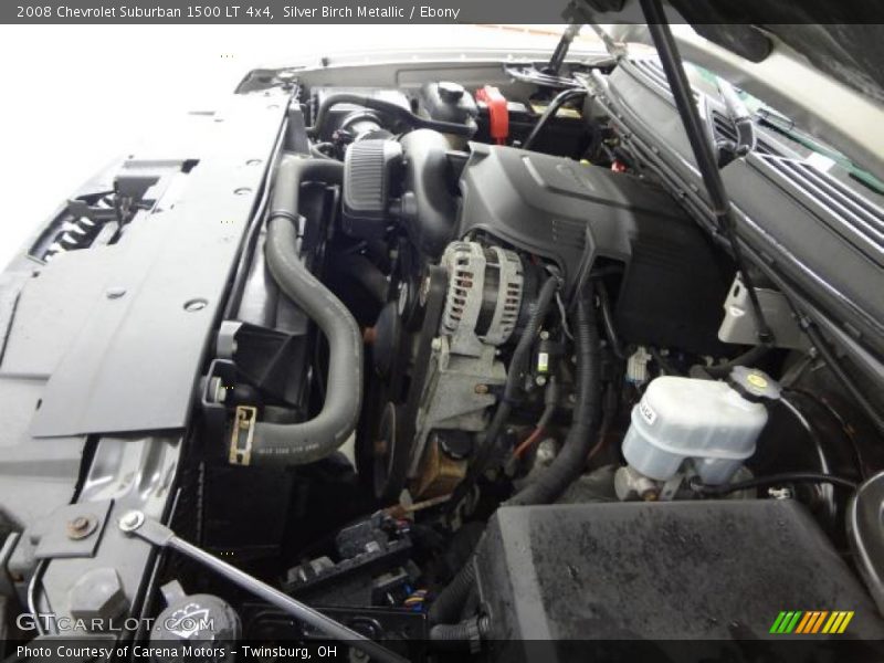 Silver Birch Metallic / Ebony 2008 Chevrolet Suburban 1500 LT 4x4