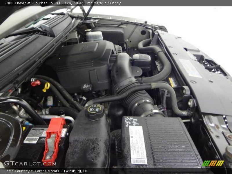 Silver Birch Metallic / Ebony 2008 Chevrolet Suburban 1500 LT 4x4