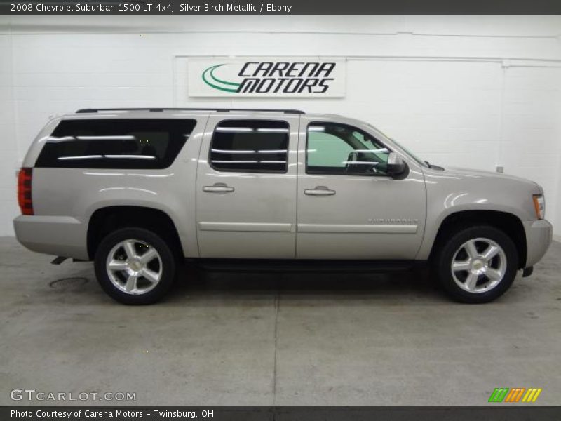 Silver Birch Metallic / Ebony 2008 Chevrolet Suburban 1500 LT 4x4