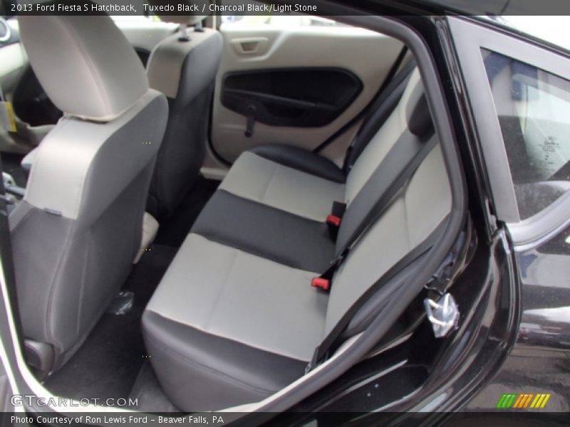 Rear Seat of 2013 Fiesta S Hatchback