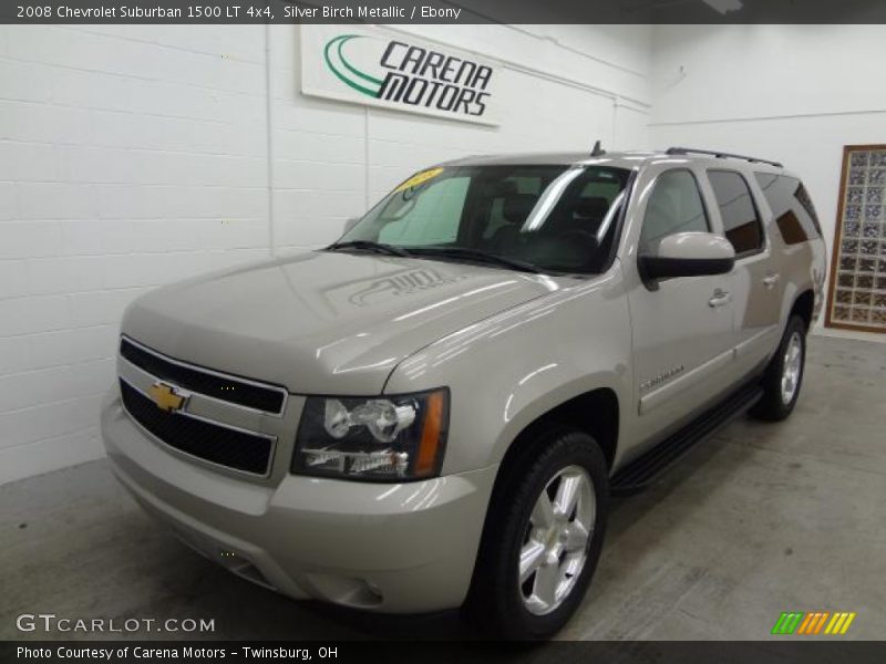 Silver Birch Metallic / Ebony 2008 Chevrolet Suburban 1500 LT 4x4