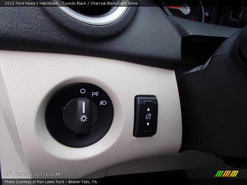Controls of 2013 Fiesta S Hatchback