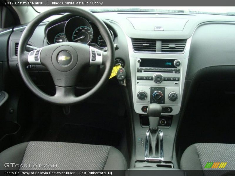 Black Granite Metallic / Ebony 2012 Chevrolet Malibu LT