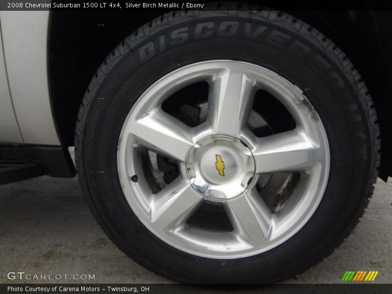 Silver Birch Metallic / Ebony 2008 Chevrolet Suburban 1500 LT 4x4