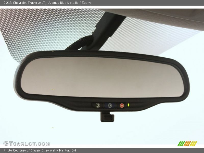 Atlantis Blue Metallic / Ebony 2013 Chevrolet Traverse LT