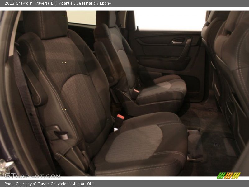 Atlantis Blue Metallic / Ebony 2013 Chevrolet Traverse LT