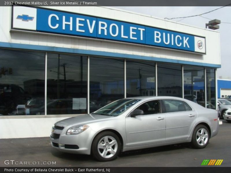 Silver Ice Metallic / Titanium 2012 Chevrolet Malibu LS