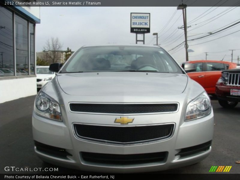 Silver Ice Metallic / Titanium 2012 Chevrolet Malibu LS