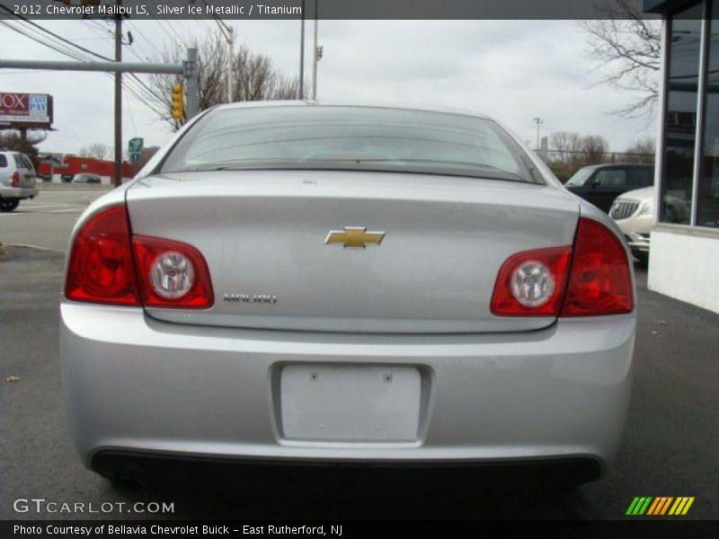 Silver Ice Metallic / Titanium 2012 Chevrolet Malibu LS