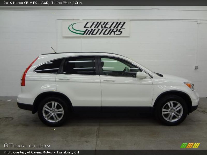 Taffeta White / Gray 2010 Honda CR-V EX-L AWD