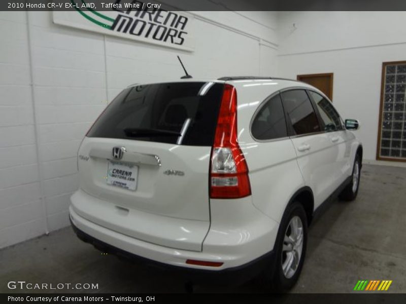 Taffeta White / Gray 2010 Honda CR-V EX-L AWD