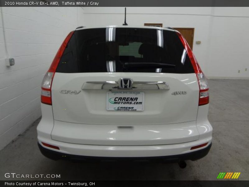 Taffeta White / Gray 2010 Honda CR-V EX-L AWD