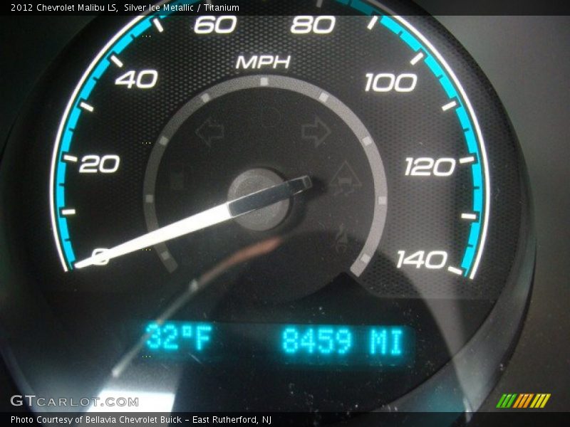 Silver Ice Metallic / Titanium 2012 Chevrolet Malibu LS