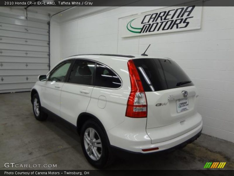 Taffeta White / Gray 2010 Honda CR-V EX-L AWD