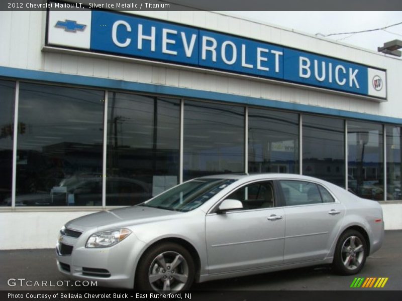 Silver Ice Metallic / Titanium 2012 Chevrolet Malibu LT
