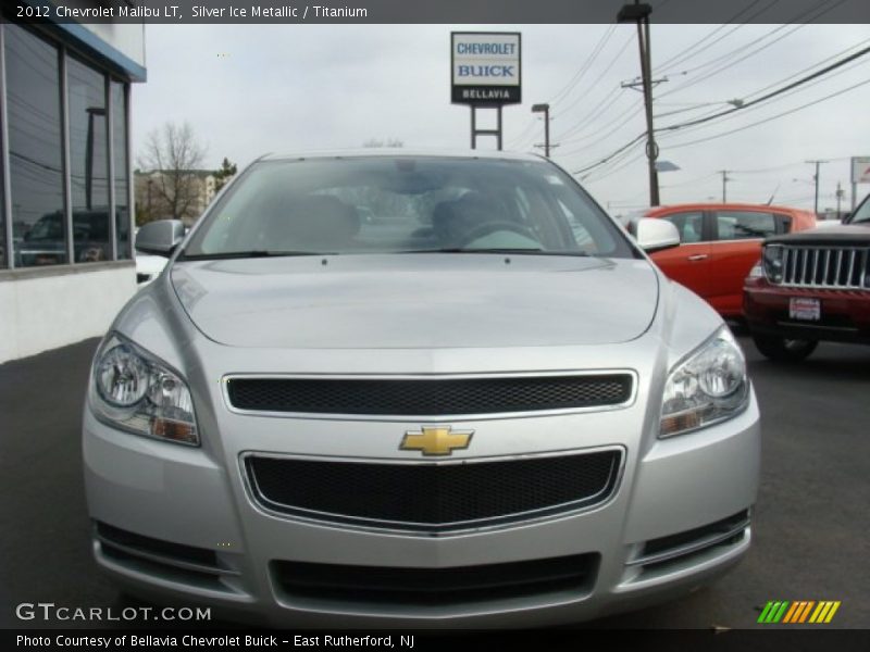 Silver Ice Metallic / Titanium 2012 Chevrolet Malibu LT