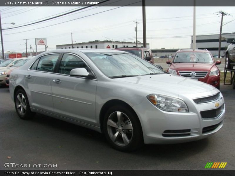 Silver Ice Metallic / Titanium 2012 Chevrolet Malibu LT