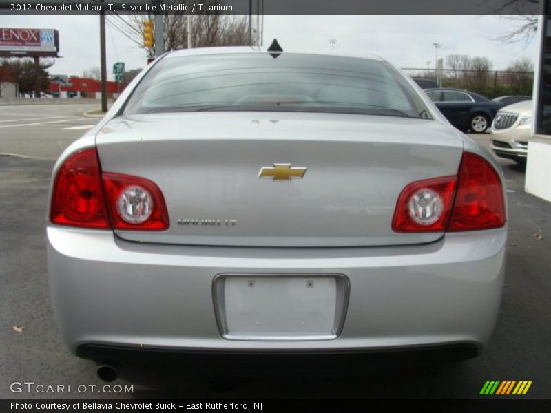 Silver Ice Metallic / Titanium 2012 Chevrolet Malibu LT