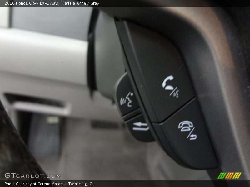 Taffeta White / Gray 2010 Honda CR-V EX-L AWD