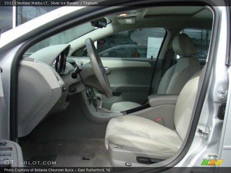 Silver Ice Metallic / Titanium 2012 Chevrolet Malibu LT