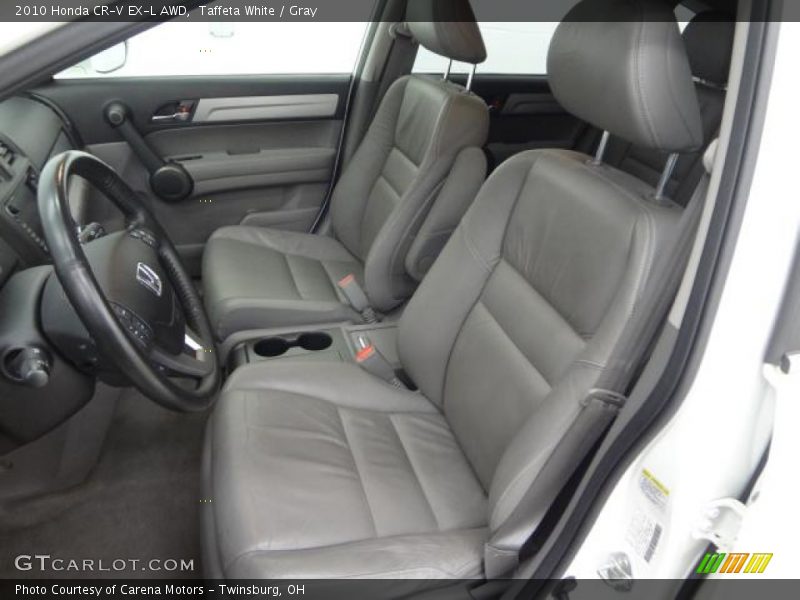 Taffeta White / Gray 2010 Honda CR-V EX-L AWD