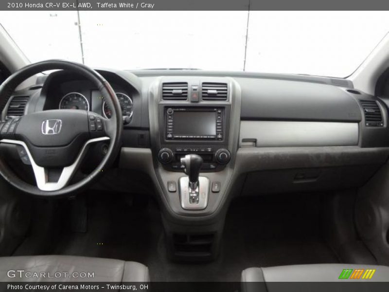 Taffeta White / Gray 2010 Honda CR-V EX-L AWD