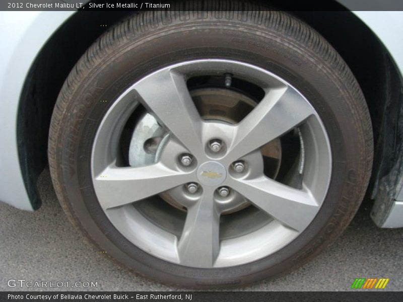 Silver Ice Metallic / Titanium 2012 Chevrolet Malibu LT