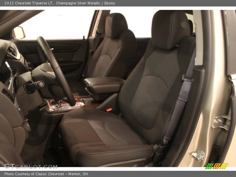 Front Seat of 2013 Traverse LT