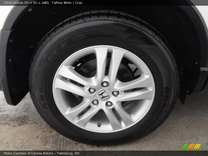 Taffeta White / Gray 2010 Honda CR-V EX-L AWD