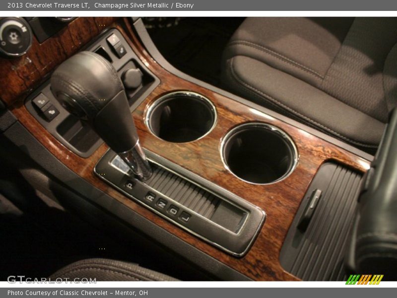Champagne Silver Metallic / Ebony 2013 Chevrolet Traverse LT