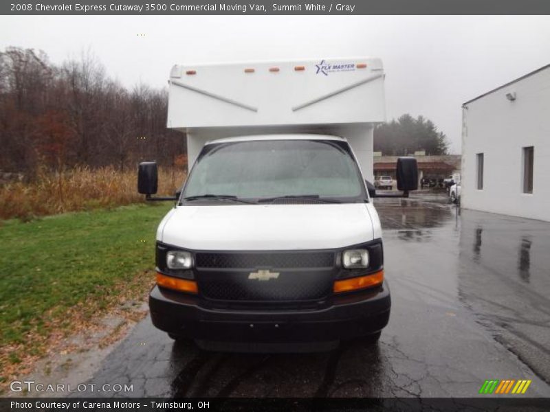 Summit White / Gray 2008 Chevrolet Express Cutaway 3500 Commercial Moving Van