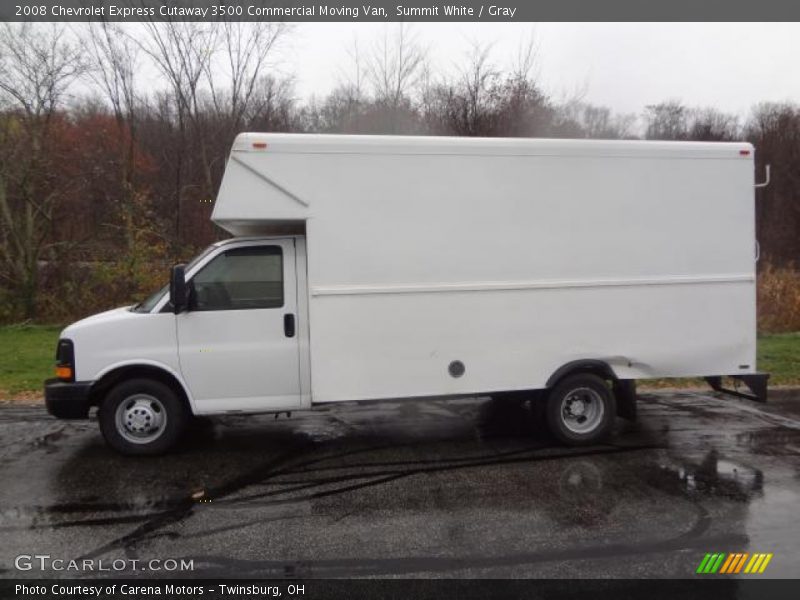  2008 Express Cutaway 3500 Commercial Moving Van Summit White