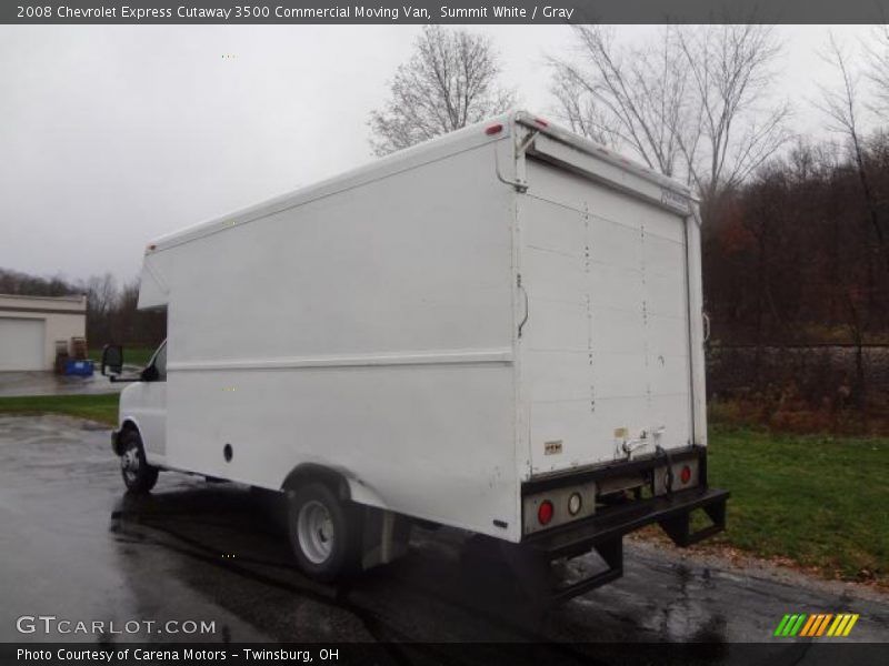 Summit White / Gray 2008 Chevrolet Express Cutaway 3500 Commercial Moving Van