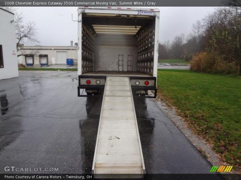 Summit White / Gray 2008 Chevrolet Express Cutaway 3500 Commercial Moving Van