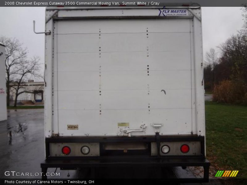 Summit White / Gray 2008 Chevrolet Express Cutaway 3500 Commercial Moving Van