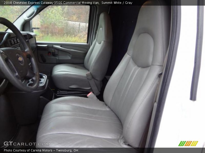 Summit White / Gray 2008 Chevrolet Express Cutaway 3500 Commercial Moving Van