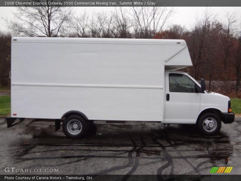  2008 Express Cutaway 3500 Commercial Moving Van Summit White
