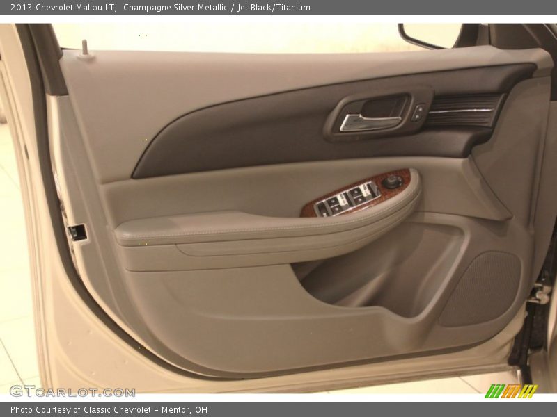 Champagne Silver Metallic / Jet Black/Titanium 2013 Chevrolet Malibu LT