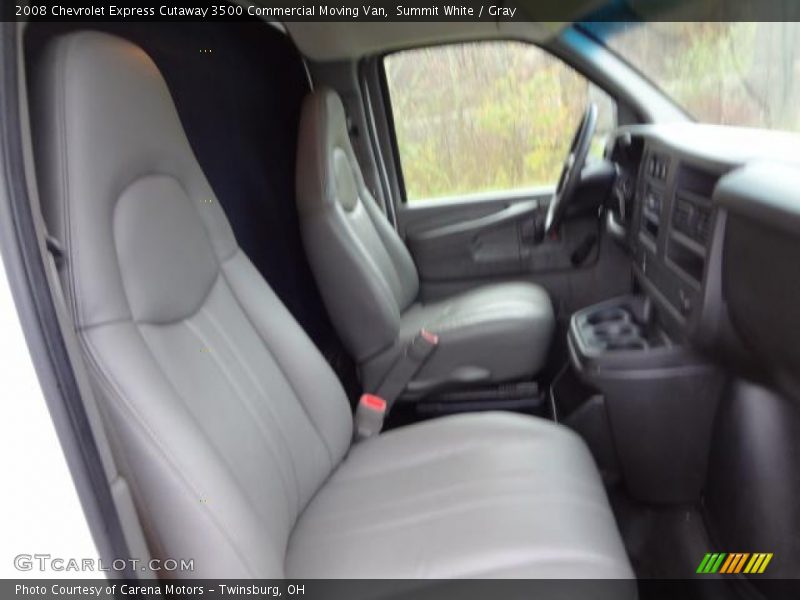 Summit White / Gray 2008 Chevrolet Express Cutaway 3500 Commercial Moving Van