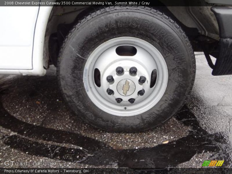 Summit White / Gray 2008 Chevrolet Express Cutaway 3500 Commercial Moving Van