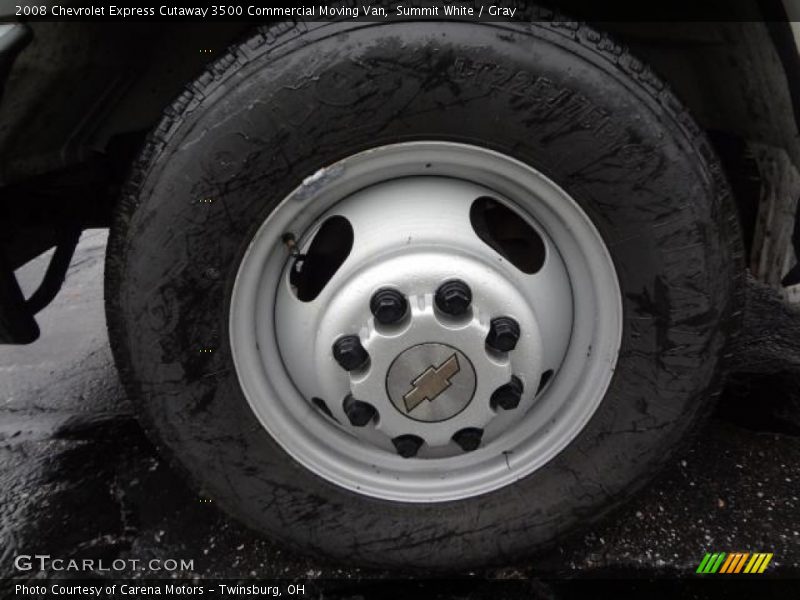Summit White / Gray 2008 Chevrolet Express Cutaway 3500 Commercial Moving Van