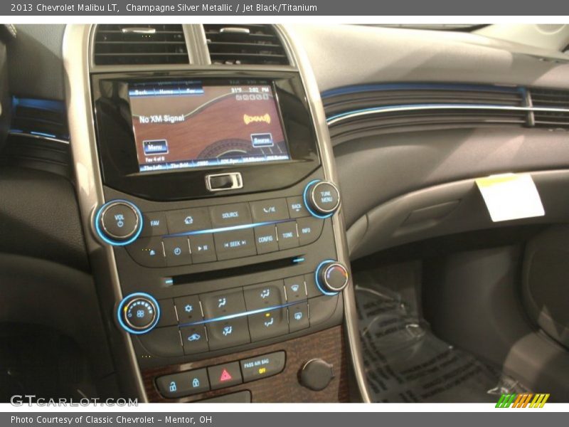 Champagne Silver Metallic / Jet Black/Titanium 2013 Chevrolet Malibu LT