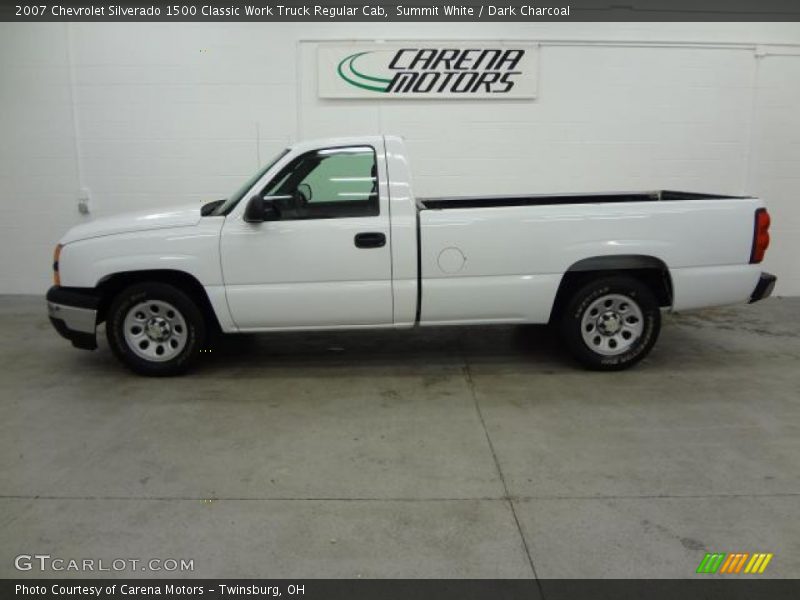Summit White / Dark Charcoal 2007 Chevrolet Silverado 1500 Classic Work Truck Regular Cab