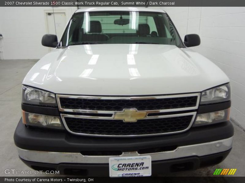 Summit White / Dark Charcoal 2007 Chevrolet Silverado 1500 Classic Work Truck Regular Cab