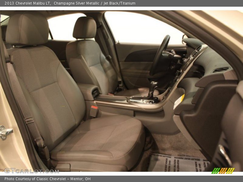 Champagne Silver Metallic / Jet Black/Titanium 2013 Chevrolet Malibu LT