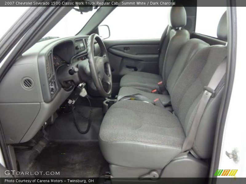 Summit White / Dark Charcoal 2007 Chevrolet Silverado 1500 Classic Work Truck Regular Cab