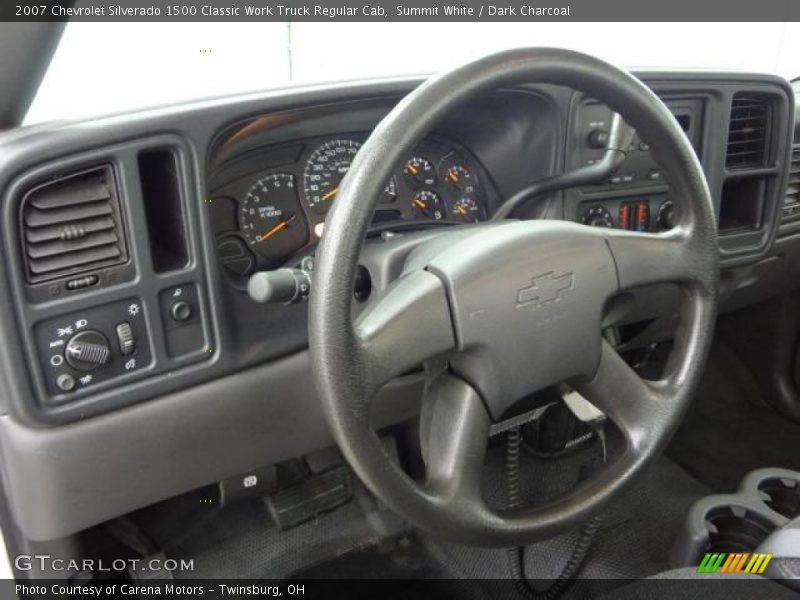 Summit White / Dark Charcoal 2007 Chevrolet Silverado 1500 Classic Work Truck Regular Cab