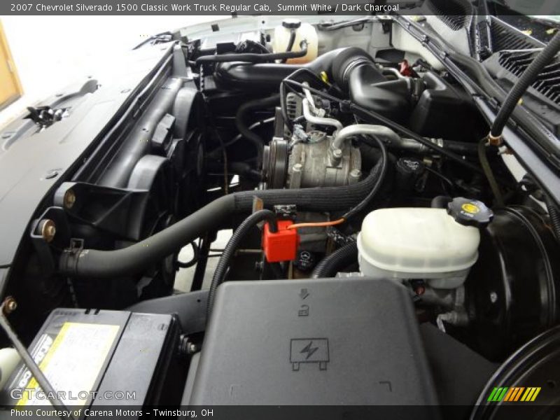 Summit White / Dark Charcoal 2007 Chevrolet Silverado 1500 Classic Work Truck Regular Cab