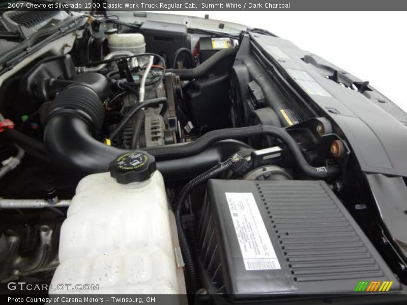 Summit White / Dark Charcoal 2007 Chevrolet Silverado 1500 Classic Work Truck Regular Cab