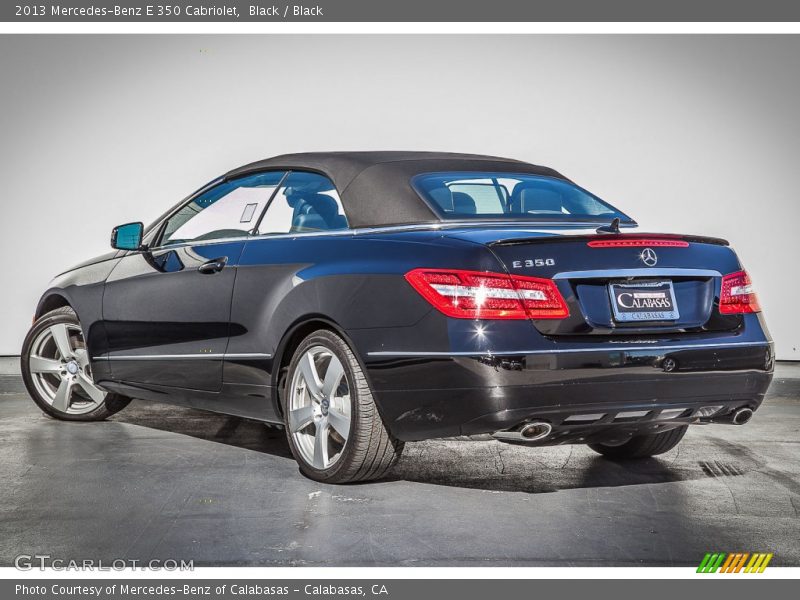 Black / Black 2013 Mercedes-Benz E 350 Cabriolet